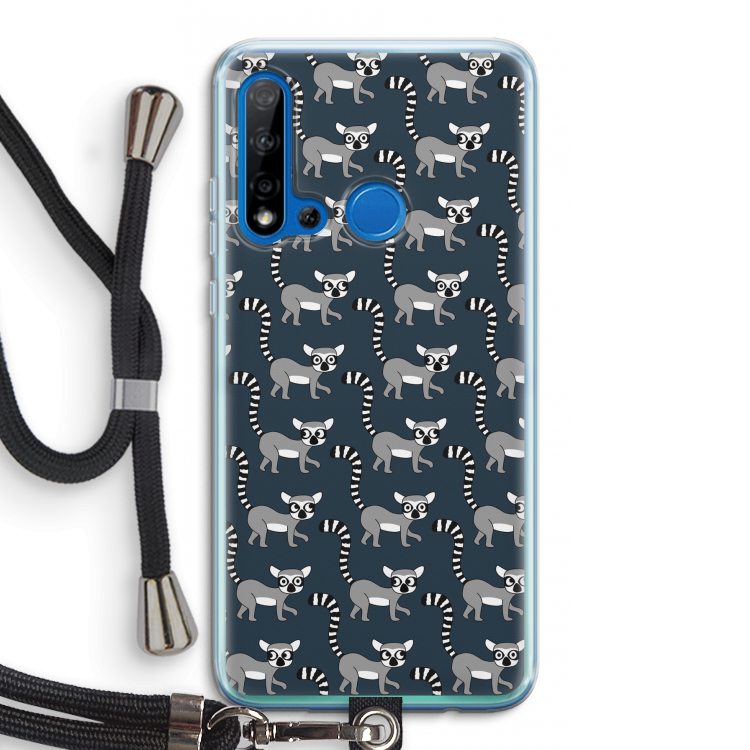 Makis: Huawei P20 Lite (2019) Transparant Hoesje met koord