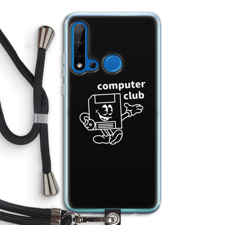 Floppyhead: Huawei P20 Lite (2019) Transparant Hoesje met koord