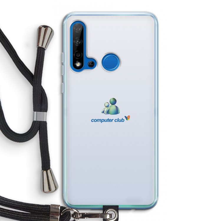 MSN: Huawei P20 Lite (2019) Transparant Hoesje met koord