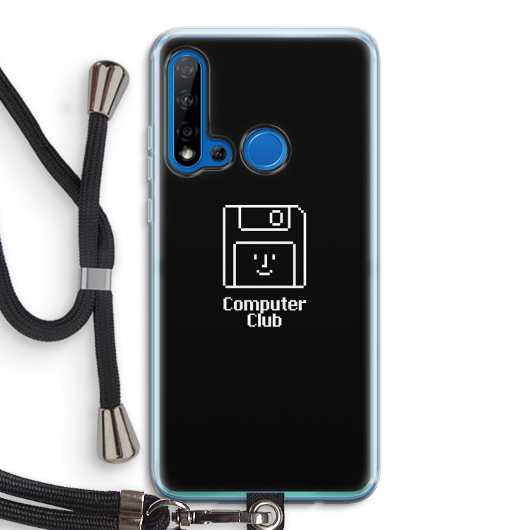 Hello: Huawei P20 Lite (2019) Transparant Hoesje met koord