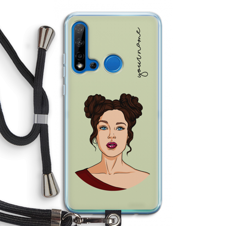 Pop-Art Creator: Huawei P20 Lite (2019) Transparant Hoesje met koord