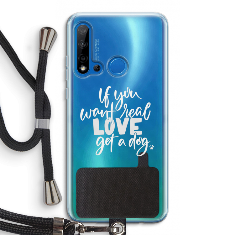Partner in crime: Huawei P20 Lite (2019) Transparant Hoesje met koord