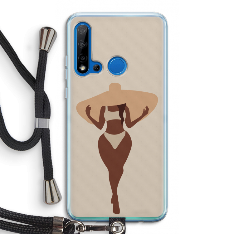 Let's get salty: Huawei P20 Lite (2019) Transparant Hoesje met koord
