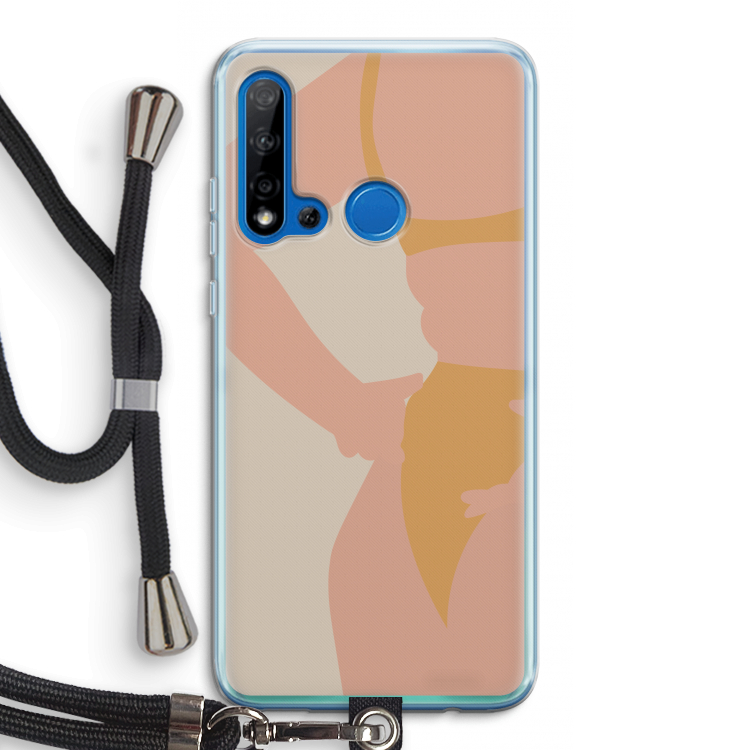 Bikini body: Huawei P20 Lite (2019) Transparant Hoesje met koord