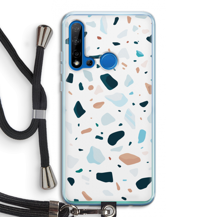 Terrazzo N°13: Huawei P20 Lite (2019) Transparant Hoesje met koord