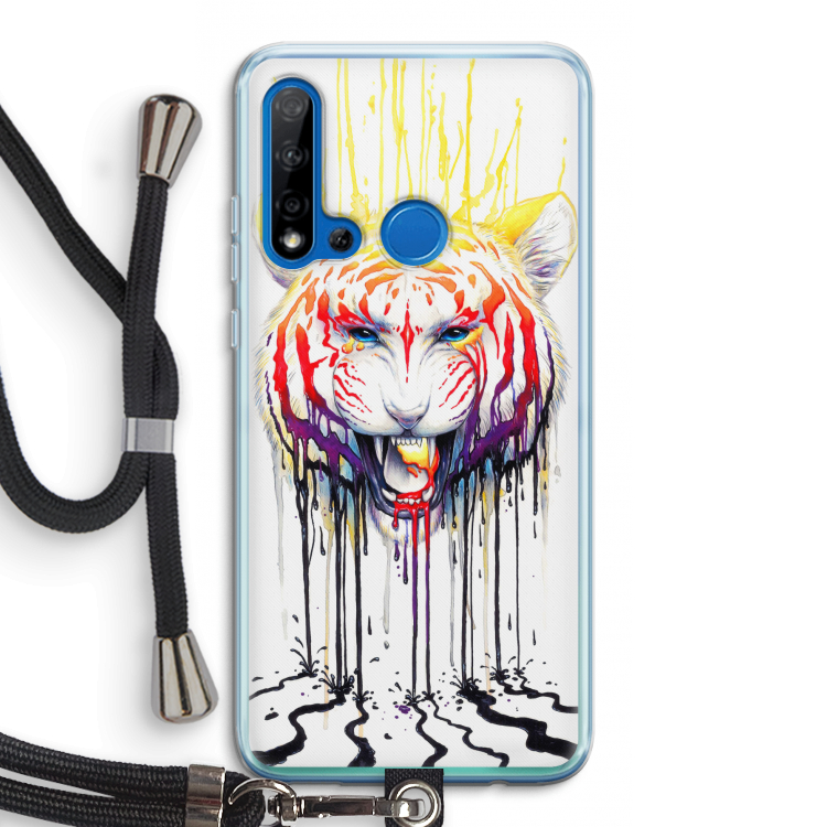 Fading: Huawei P20 Lite (2019) Transparant Hoesje met koord