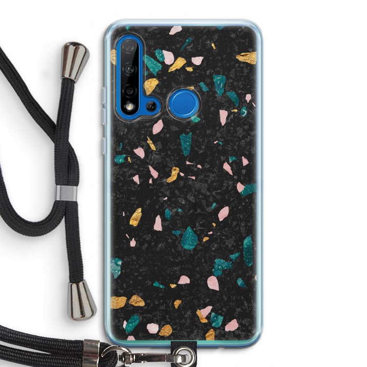 Terrazzo N°10: Huawei P20 Lite (2019) Transparant Hoesje met koord