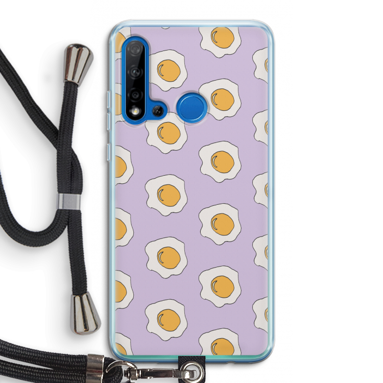 Bacon to my eggs #1: Huawei P20 Lite (2019) Transparant Hoesje met koord