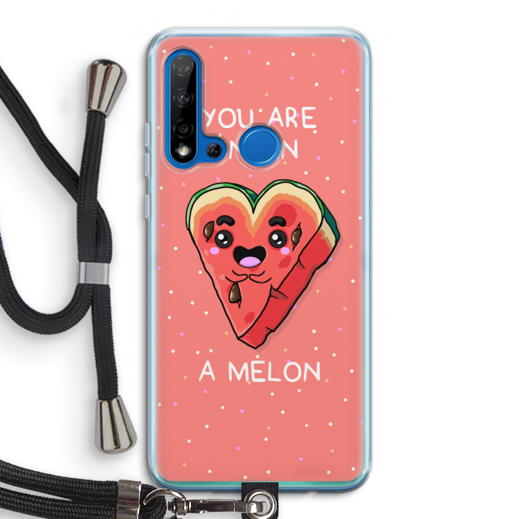 One In A Melon: Huawei P20 Lite (2019) Transparant Hoesje met koord