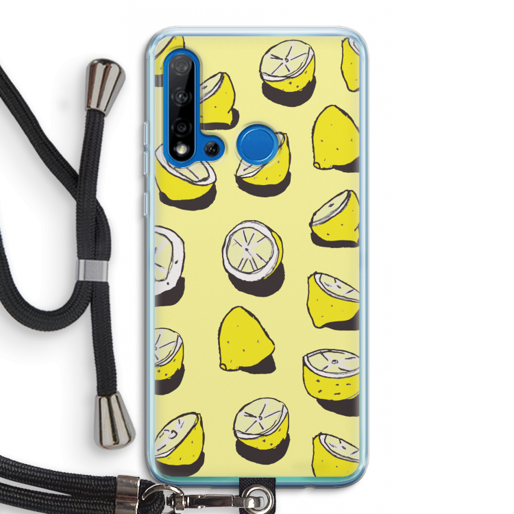 When Life Gives You Lemons...: Huawei P20 Lite (2019) Transparant Hoesje met koord