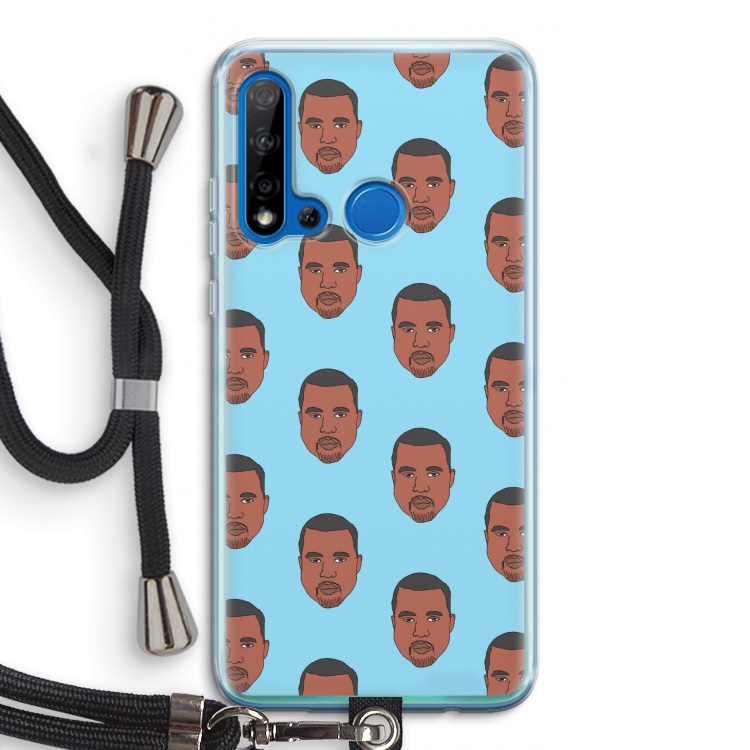 Kanye Call Me?: Huawei P20 Lite (2019) Transparant Hoesje met koord