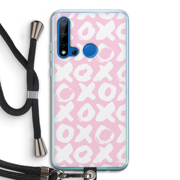 XOXO: Huawei P20 Lite (2019) Transparant Hoesje met koord