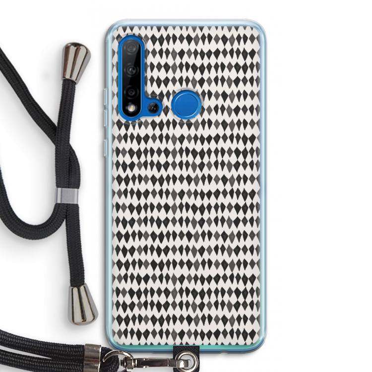 Crazy shapes: Huawei P20 Lite (2019) Transparant Hoesje met koord