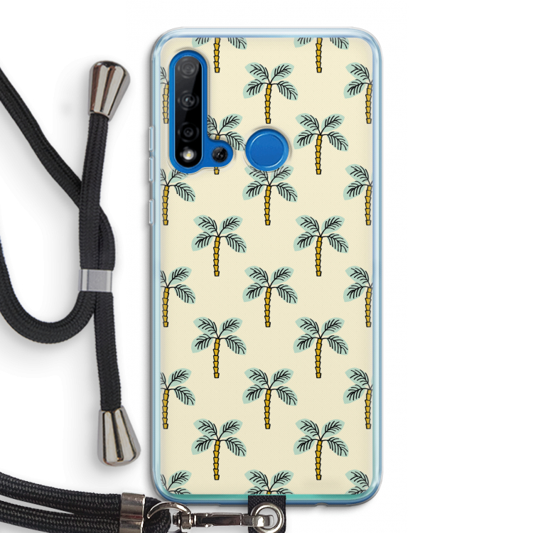 Paradise: Huawei P20 Lite (2019) Transparant Hoesje met koord