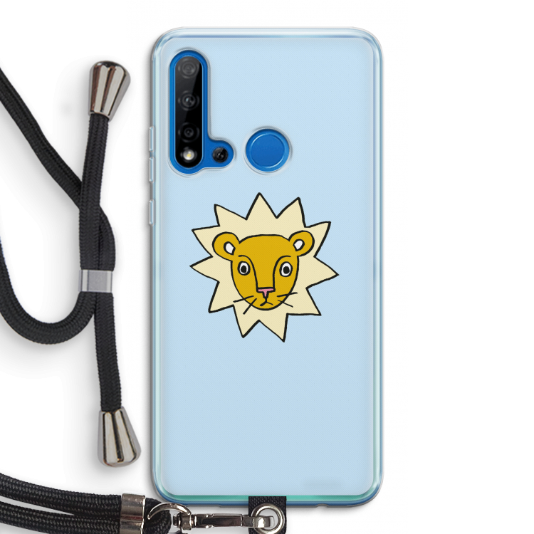 Kleine leeuw: Huawei P20 Lite (2019) Transparant Hoesje met koord