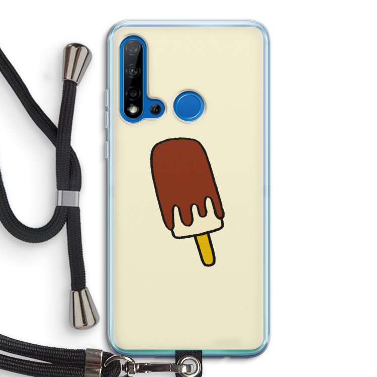 Frisco: Huawei P20 Lite (2019) Transparant Hoesje met koord