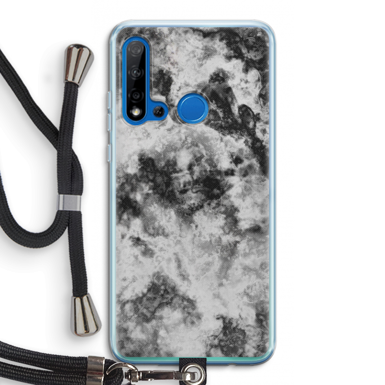 Onweer: Huawei P20 Lite (2019) Transparant Hoesje met koord