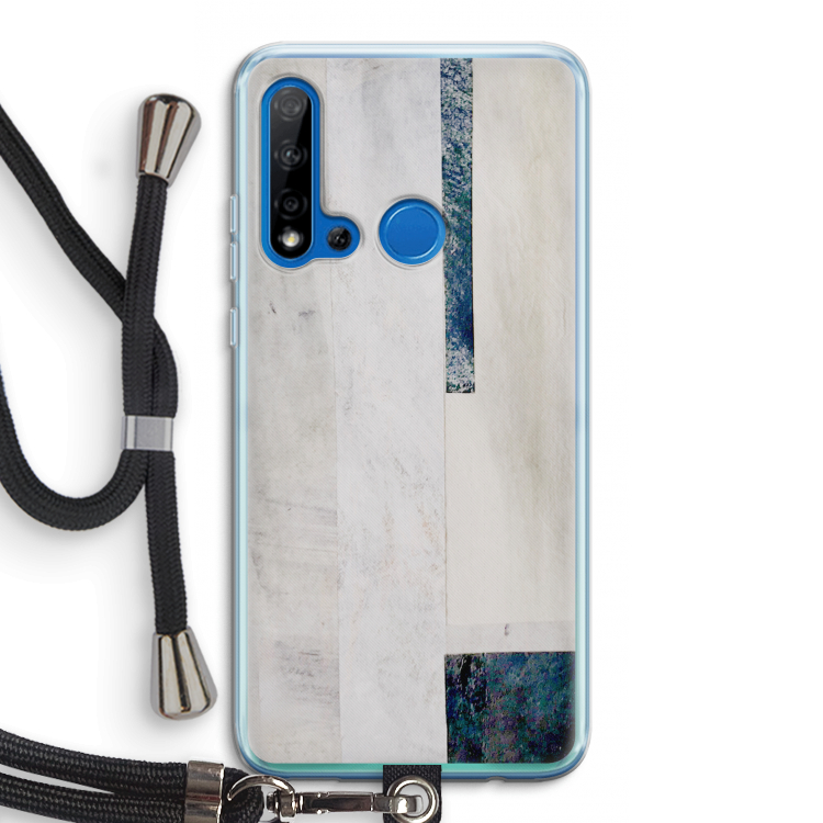 Meet you there: Huawei P20 Lite (2019) Transparant Hoesje met koord