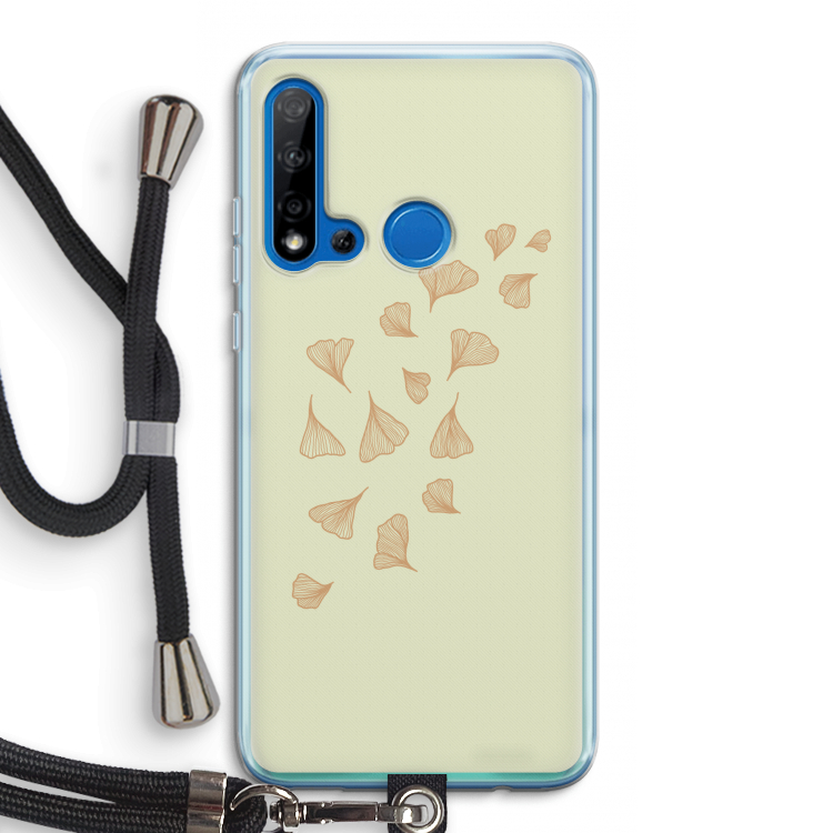 Falling Leaves: Huawei P20 Lite (2019) Transparant Hoesje met koord