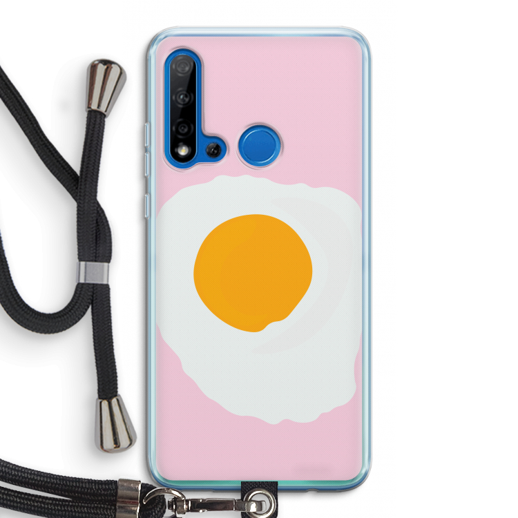 Sunny side up: Huawei P20 Lite (2019) Transparant Hoesje met koord
