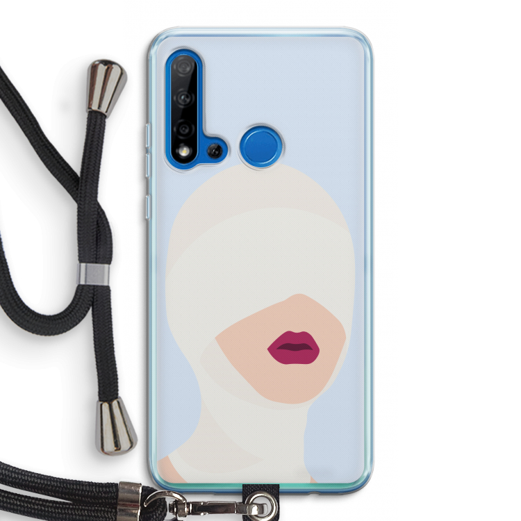 Incognito: Huawei P20 Lite (2019) Transparant Hoesje met koord