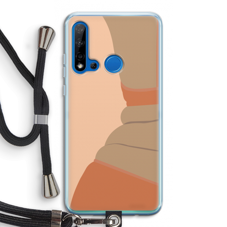 Bikini: Huawei P20 Lite (2019) Transparant Hoesje met koord
