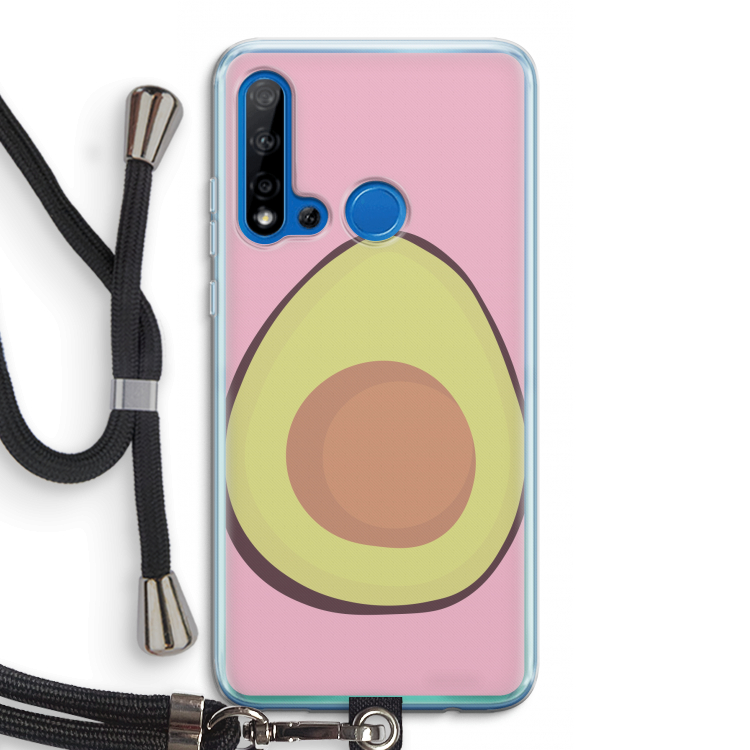 Avocado: Huawei P20 Lite (2019) Transparant Hoesje met koord