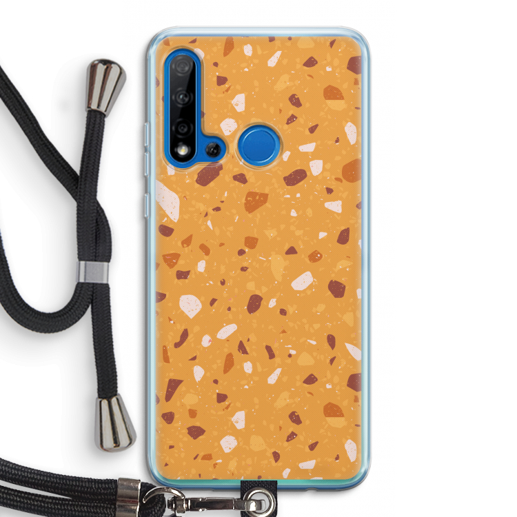 Terrazzo N°24: Huawei P20 Lite (2019) Transparant Hoesje met koord