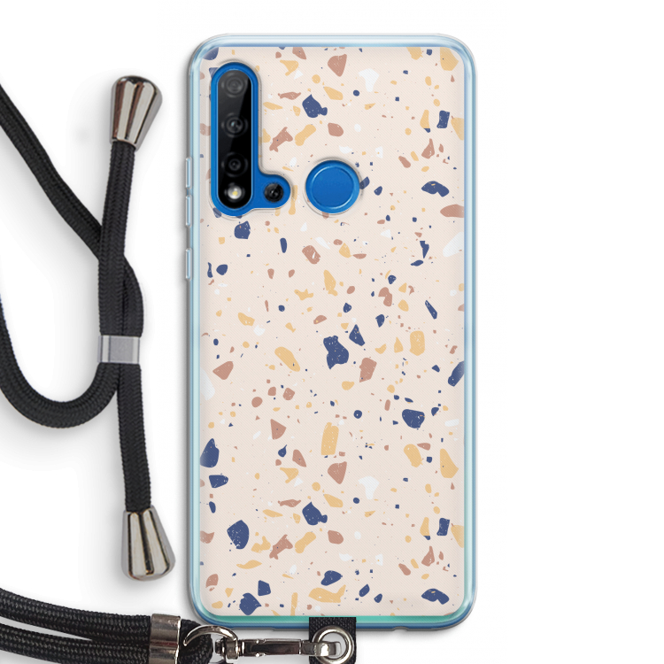 Terrazzo N°23: Huawei P20 Lite (2019) Transparant Hoesje met koord