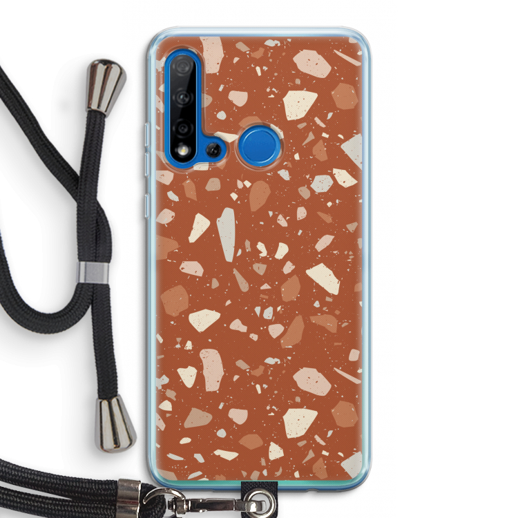 Terrazzo N°22: Huawei P20 Lite (2019) Transparant Hoesje met koord
