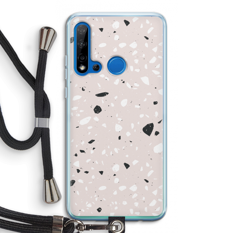 Terrazzo N°20: Huawei P20 Lite (2019) Transparant Hoesje met koord