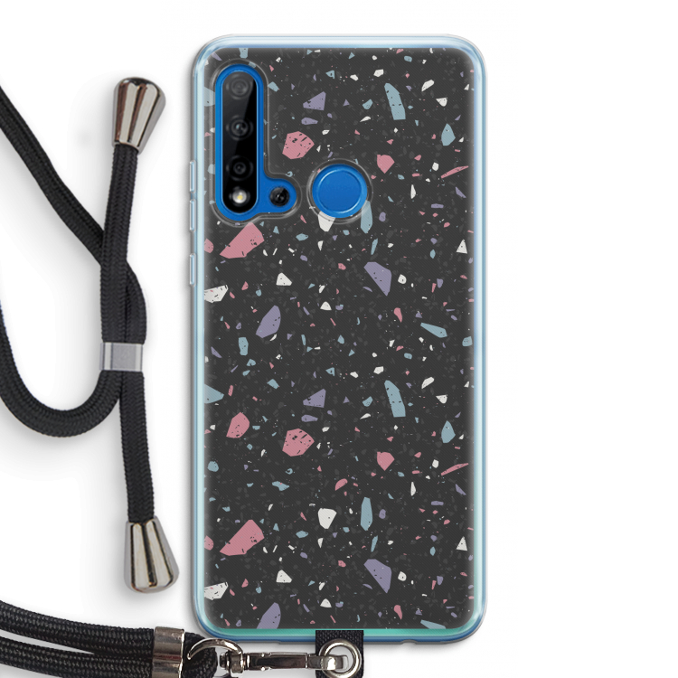 Terrazzo N°16: Huawei P20 Lite (2019) Transparant Hoesje met koord