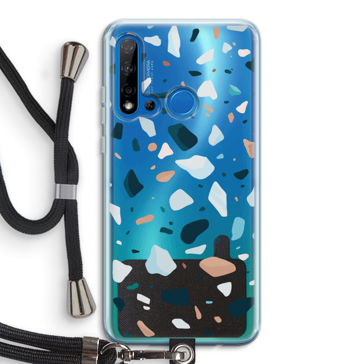 Terrazzo N°13: Huawei P20 Lite (2019) Transparant Hoesje met koord