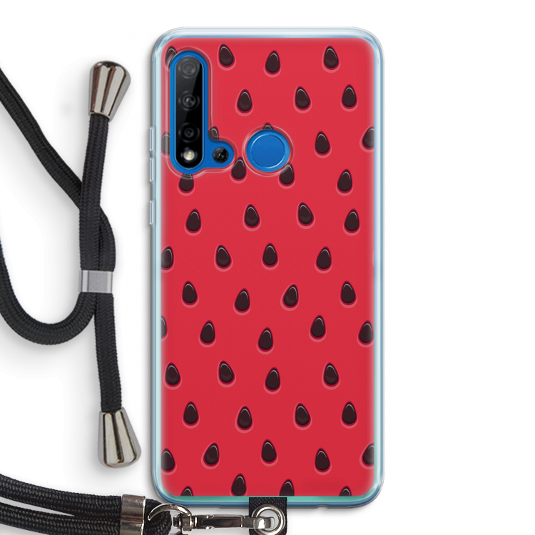 Watermelon: Huawei P20 Lite (2019) Transparant Hoesje met koord