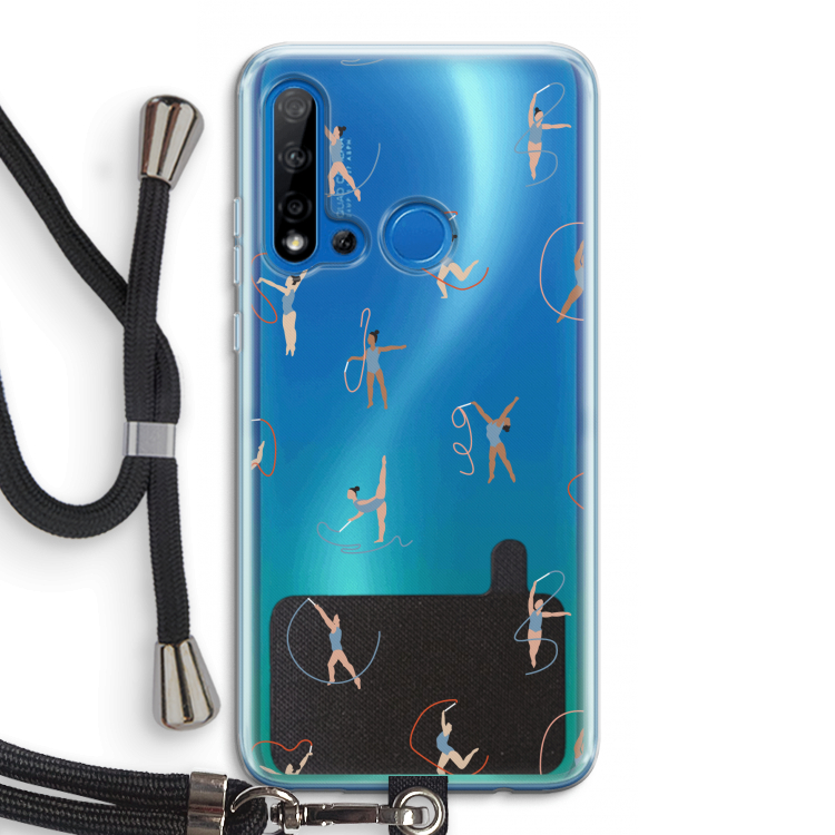 Dancing #3: Huawei P20 Lite (2019) Transparant Hoesje met koord