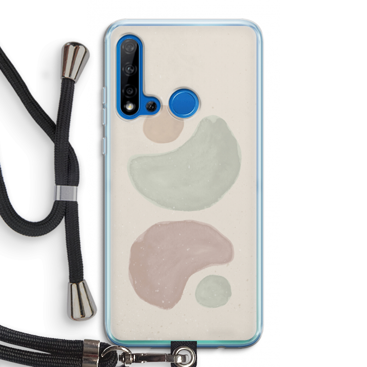 Geo #10: Huawei P20 Lite (2019) Transparant Hoesje met koord