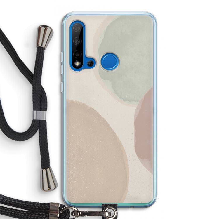 Geo #8: Huawei P20 Lite (2019) Transparant Hoesje met koord
