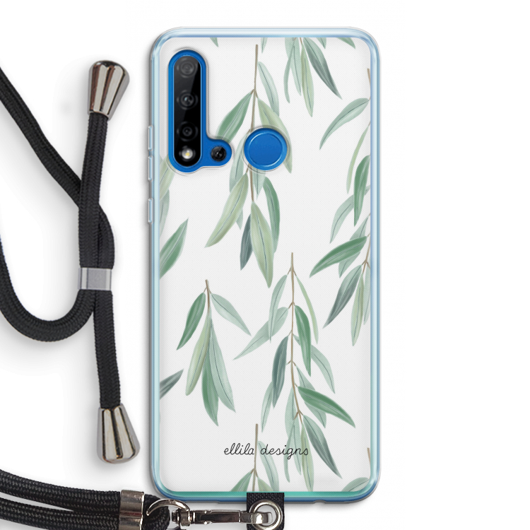Branch up your life: Huawei P20 Lite (2019) Transparant Hoesje met koord