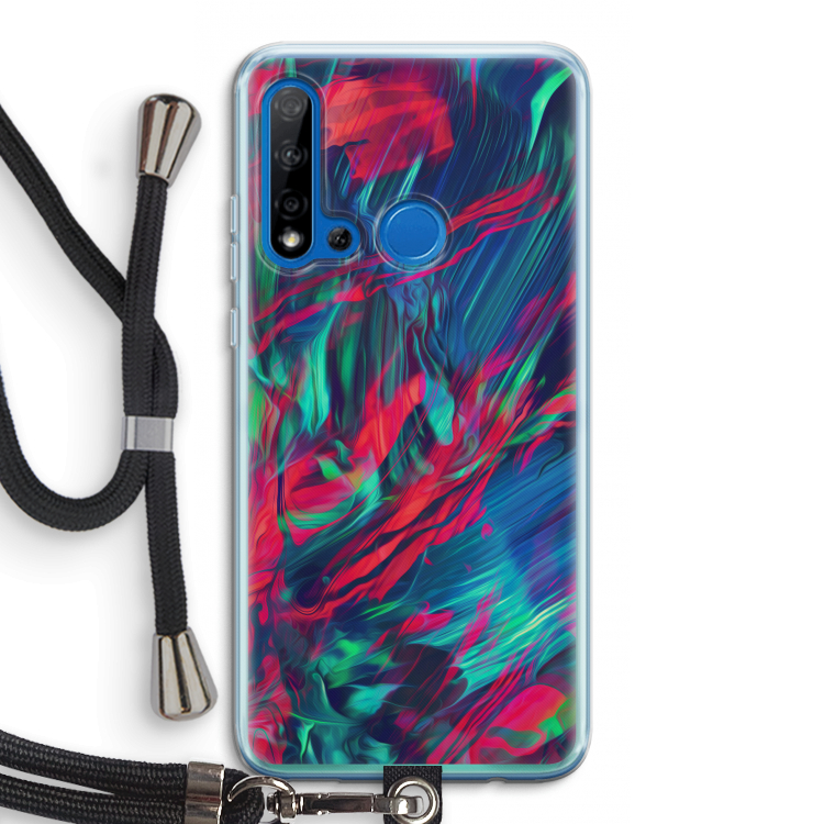 Pilgrims Of The Sea: Huawei P20 Lite (2019) Transparant Hoesje met koord