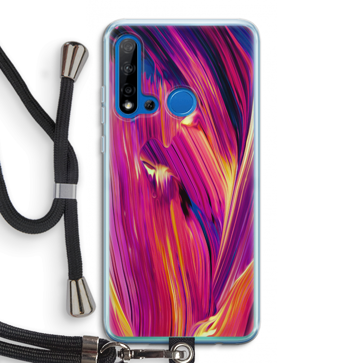 Phoenix: Huawei P20 Lite (2019) Transparant Hoesje met koord