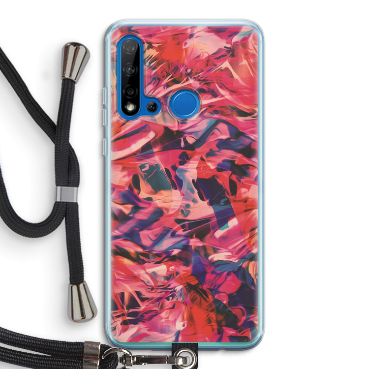California: Huawei P20 Lite (2019) Transparant Hoesje met koord