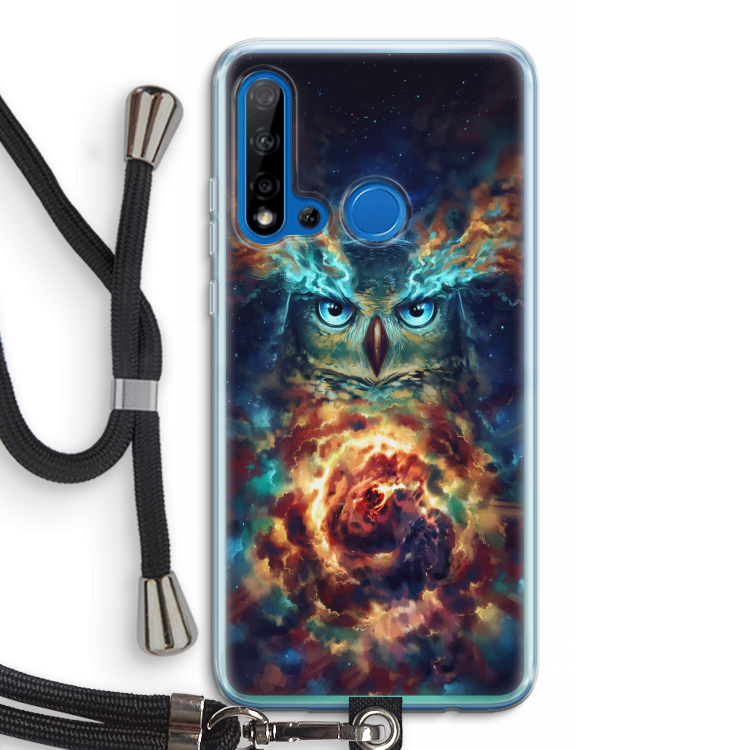 Aurowla: Huawei P20 Lite (2019) Transparant Hoesje met koord