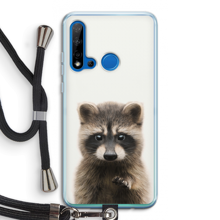 Rocco: Huawei P20 Lite (2019) Transparant Hoesje met koord