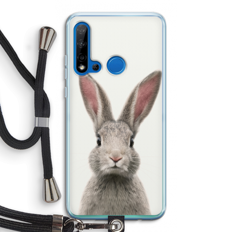 Daisy: Huawei P20 Lite (2019) Transparant Hoesje met koord