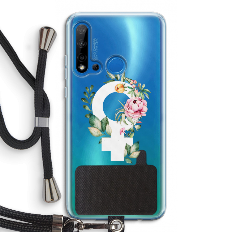 Venus: Huawei P20 Lite (2019) Transparant Hoesje met koord