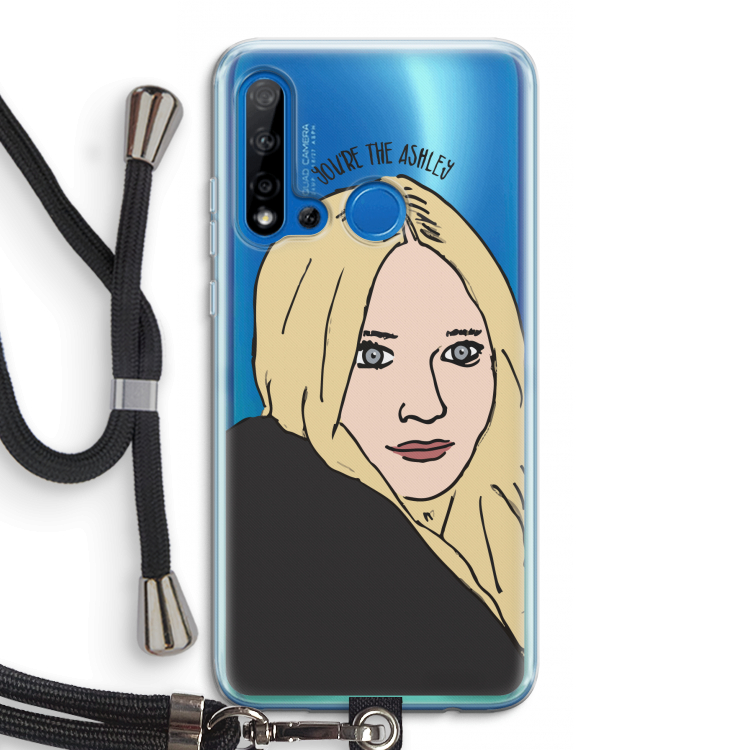 Ashley: Huawei P20 Lite (2019) Transparant Hoesje met koord