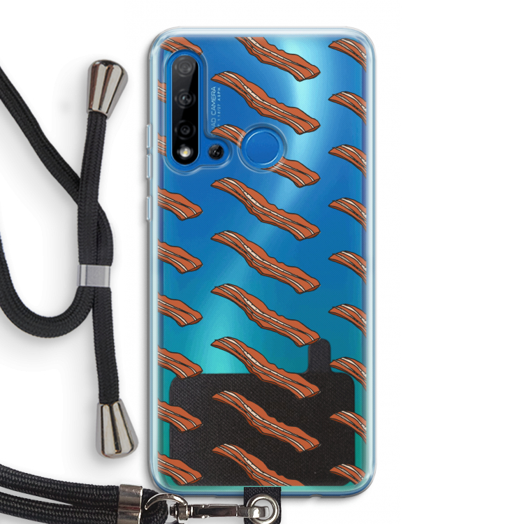 Bacon to my eggs #2: Huawei P20 Lite (2019) Transparant Hoesje met koord