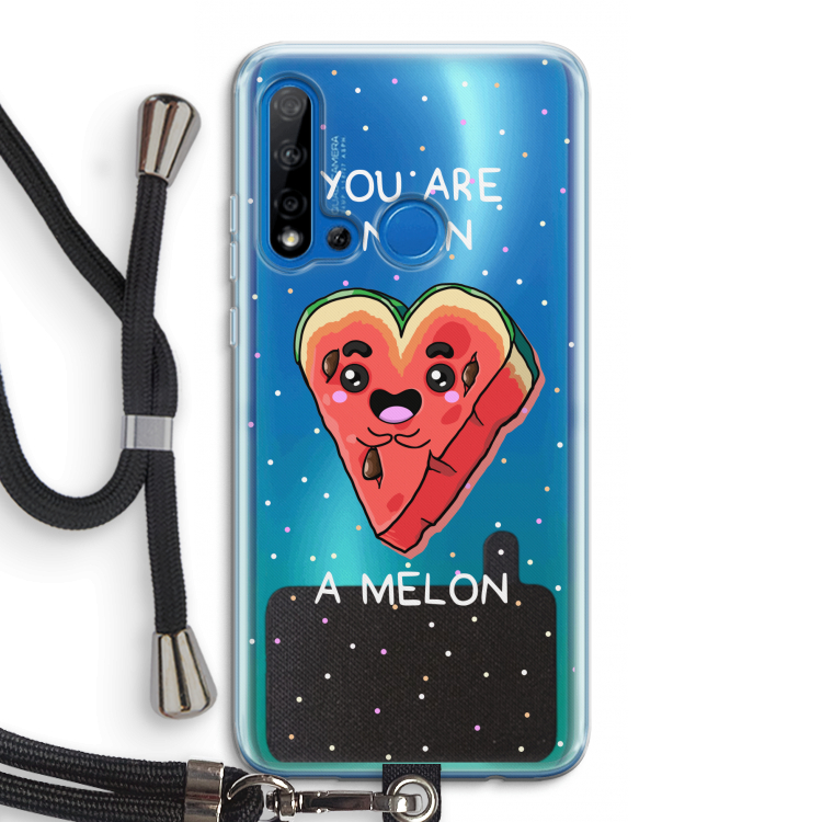 One In A Melon: Huawei P20 Lite (2019) Transparant Hoesje met koord