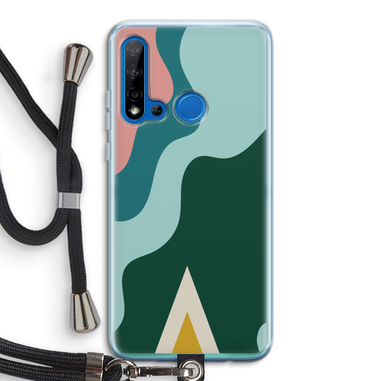 Noor B: Huawei P20 Lite (2019) Transparant Hoesje met koord