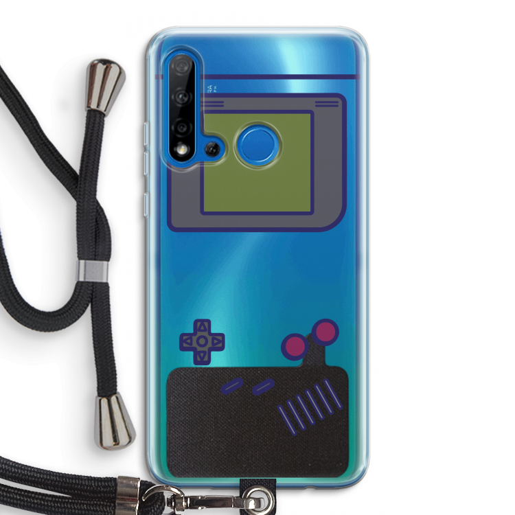 Game On: Huawei P20 Lite (2019) Transparant Hoesje met koord